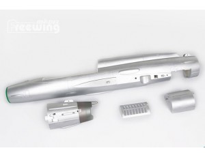 Freewing Mig-21 Silver Fuselage Part